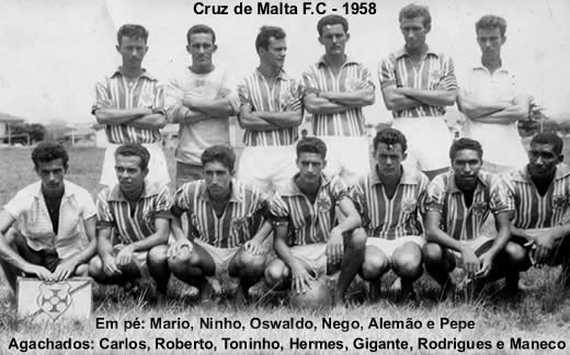 Quadro de 1958 do Cruz de Malta F.C
